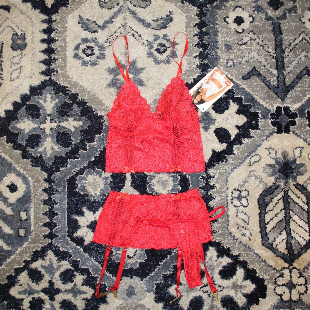 lace cami lingerie set